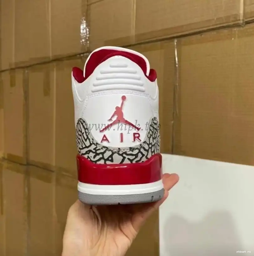 3 ship Pk materials retro air ready retail Red God jordan to Cardinal 0514